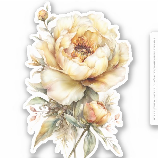 Adesivo Golden Honey Fairy World – 04 Carrying Flowers (Frente)