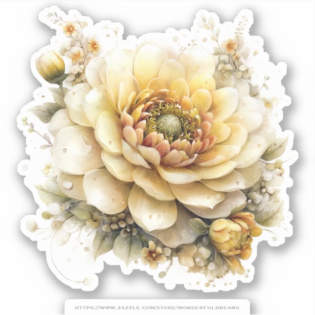 Adesivo Golden Honey Fairy World – 04 Carrying Flowers Sti (Frente)