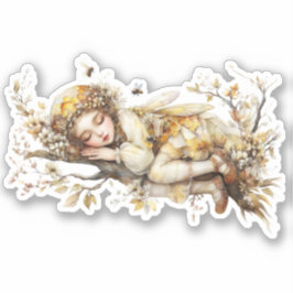 Adesivo Golden Honey Fairy World - 2a The sleeping fairies