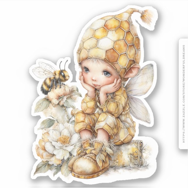 Adesivo Golden Honey Fairy World – 2b The Awakening (Frente)