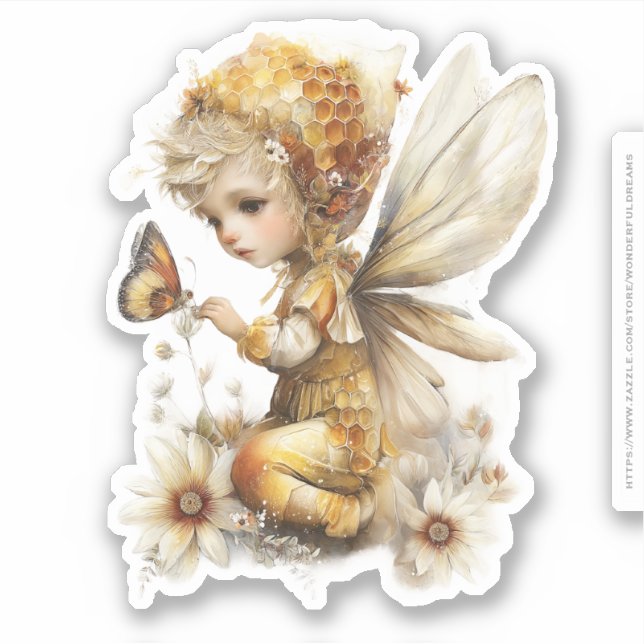 Adesivo Golden Honey Fairy World – 2b The Awakening (Frente)