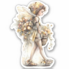 Adesivo Golden Honey Fairy World – Carrying Flowers