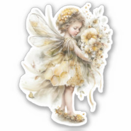 Adesivo Golden Honey Fairy World – Carrying Flowers