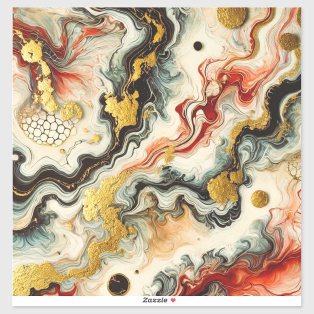 Adesivo Goldene Flüsse (Folha)