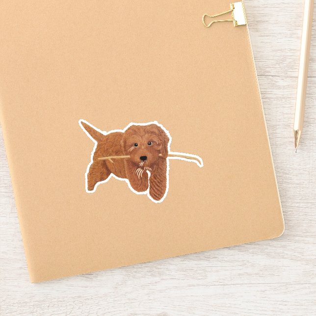 Adesivo Goldie Doodle Small Custom-Cut Stickers (Notebook)