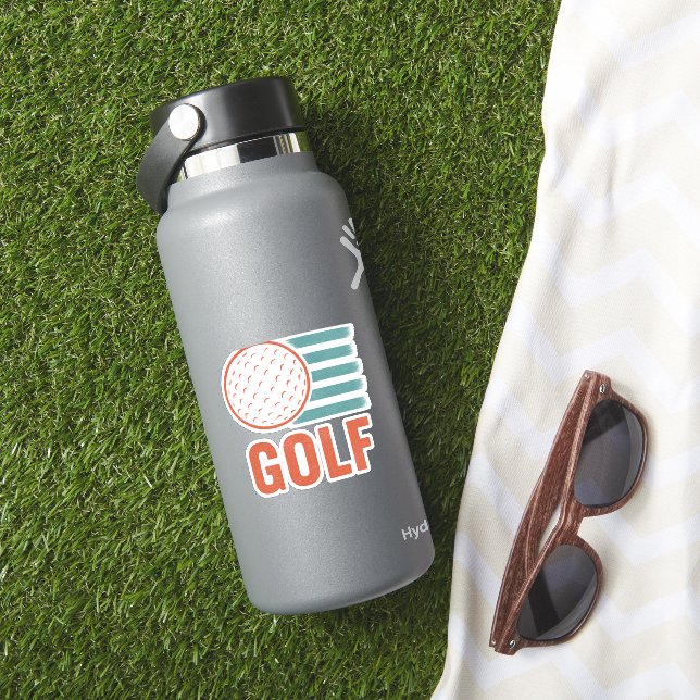Adesivo Golf Grunge Retro (HydroFlask Insitu)