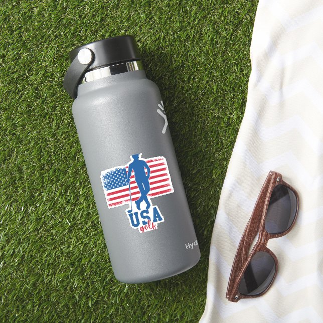 Adesivo Golfe Patriótico EUA (HydroFlask Insitu)