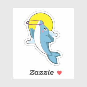 Adesivo Golfinho com pneus de Malhação