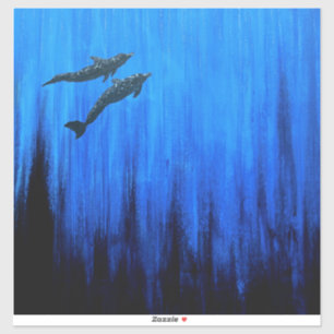 Adesivo Golfinhos em película #2