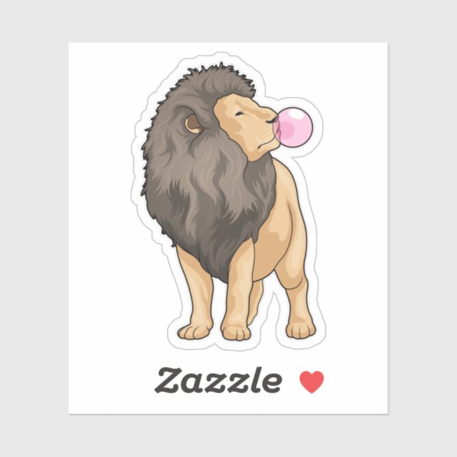 Adesivo Goma de mascar de leão (Folha)