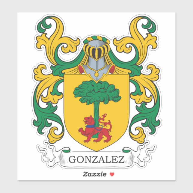Adesivo Gonzalez Family Crest (Folha)