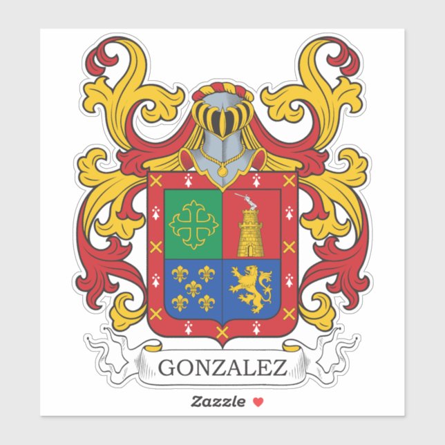 Adesivo Gonzalez Family Crest (Folha)