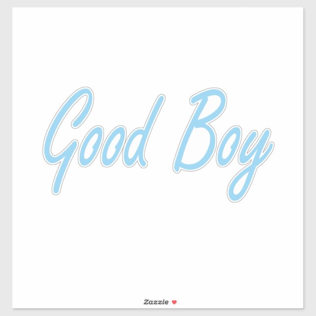 Adesivo Good boy (Folha)