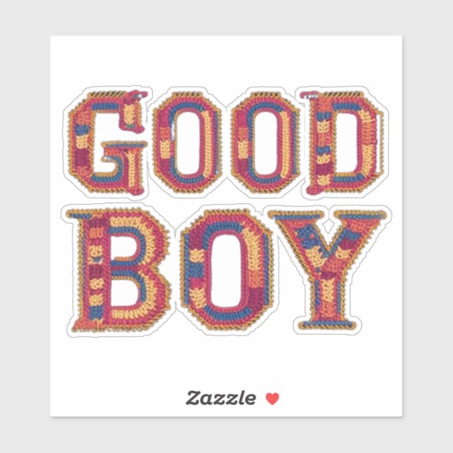 Adesivo Good boy (Folha)