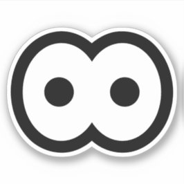 Adesivo Goofy Cartoon Eyeball Vinyl