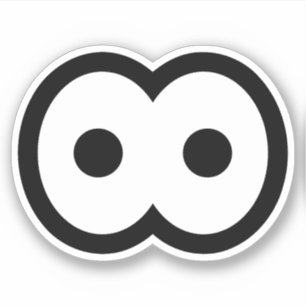 Adesivo Goofy Cartoon Eyeball Vinyl