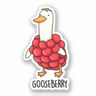 Adesivo Gooseberry Funny Berry Pun
