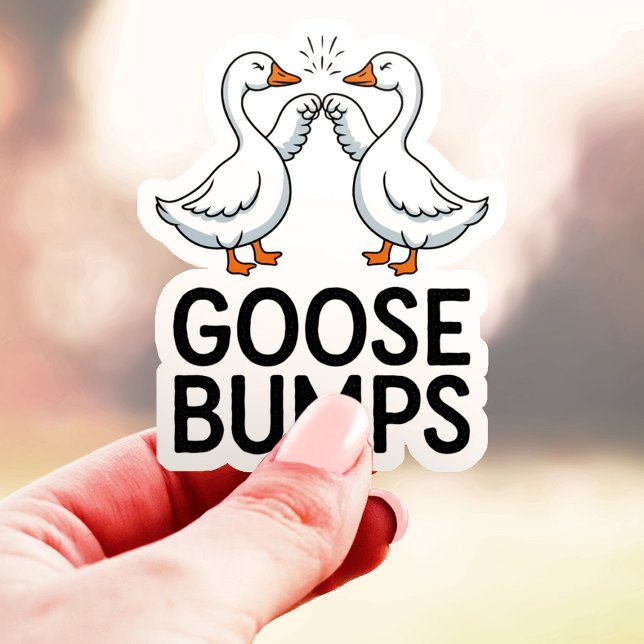 Adesivo Goosebumps Engraçado Amigos de Aves Vinil (Criador carregado)