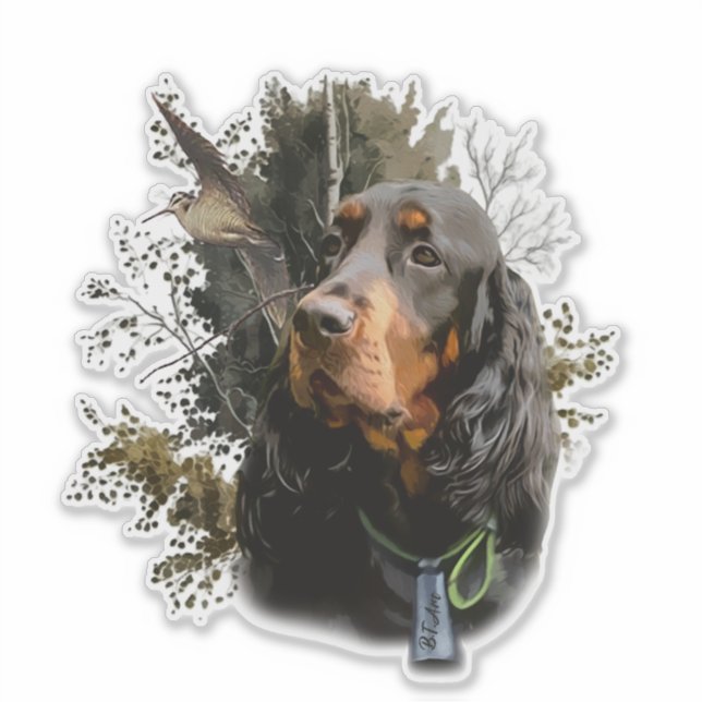 Adesivo Gordon Setter (Frente)
