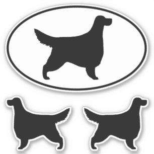 Adesivo Gordon Setter Dog Silhouettes Vinyl Sticker Set