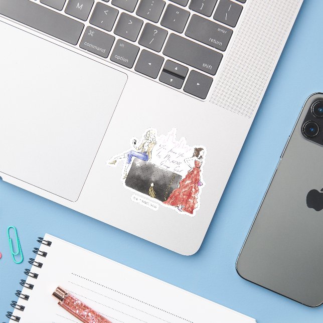 Adesivo Gossip Girl - Você Sabe Que Me Ama (Notebook com iPhone)