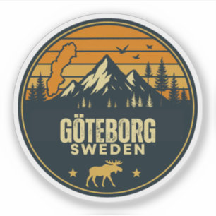 Adesivo Gotemburgo, Suécia Sverige