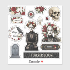 Adesivo Goth Sticker Sheet