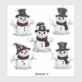 Adesivo Gothic Snowman