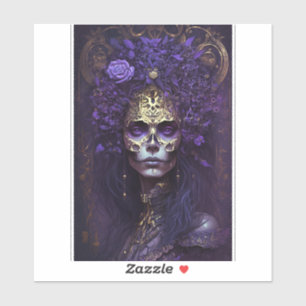 Adesivo Gótico Queen Fantasy Art Sticker