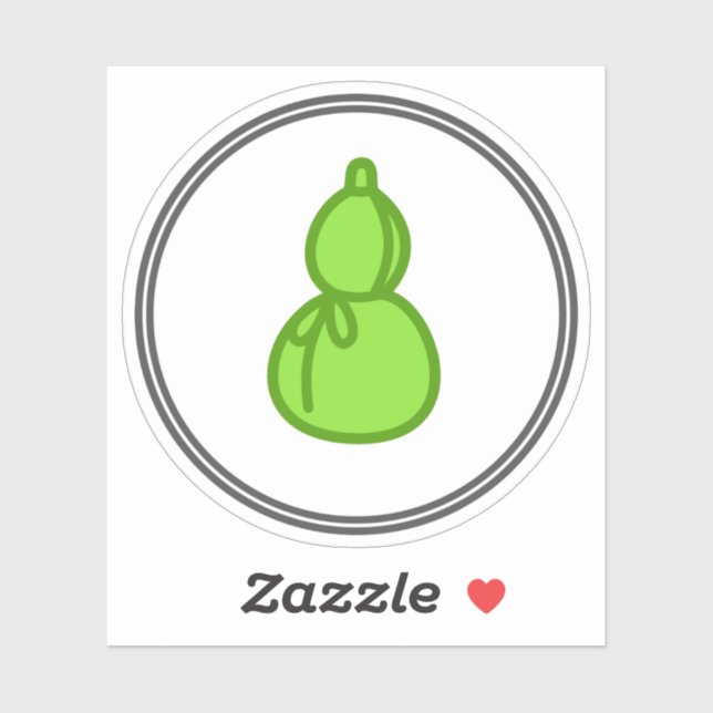 Adesivo Gourd Sticker | Coleção De Jogo De Caranguejo (Folha)