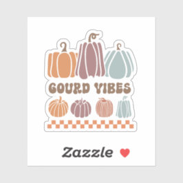 Adesivo Gourd Vibes Engraçado Pumpkins Sticker