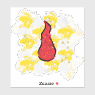 Adesivo Goutte de Sang Sticker