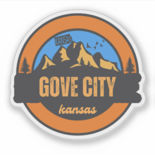 Adesivo Gove City, Kansas
