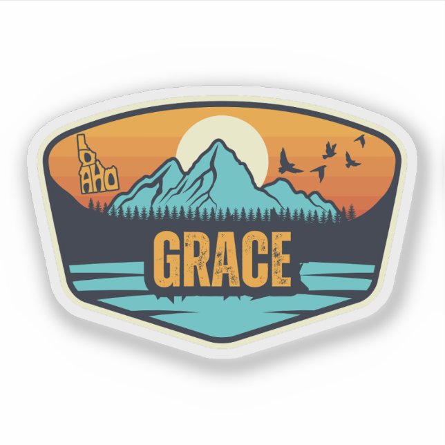 Adesivo Grace, Idaho (Frente)