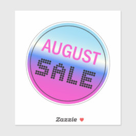 Adesivo Gradiente Holográfico August Sale Sticker (1pc)