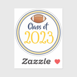 Adesivo Graduação por Ano de marinho e Dourado