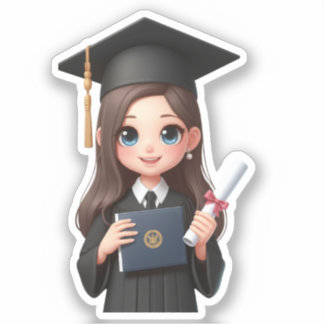 Adesivo “Graduate Manifestation Sticker – Inspire Success 