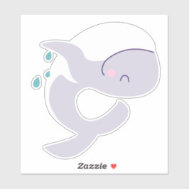 Adesivo Gráfico da baleia saltadora