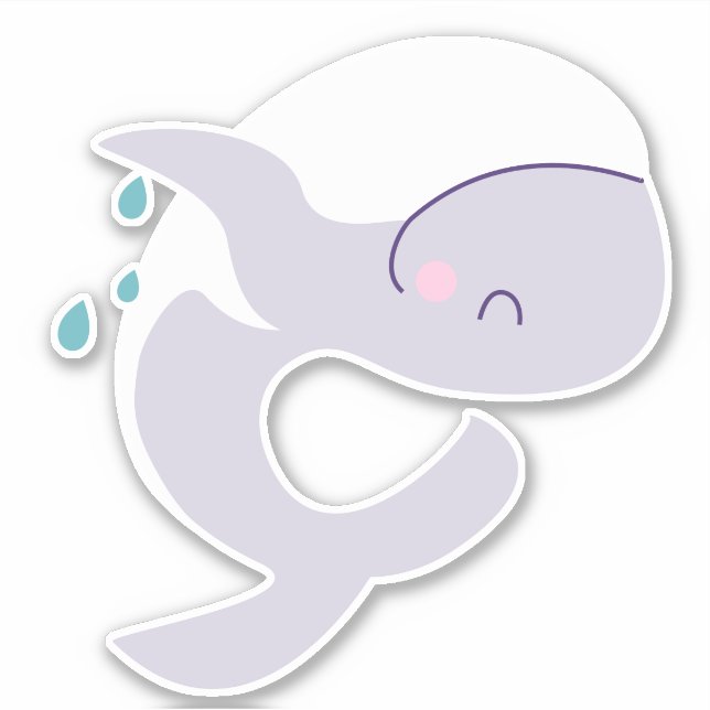 Adesivo Gráfico da baleia saltadora (Frente)