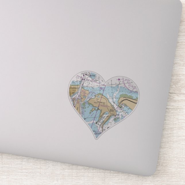 Adesivo Gráfico da Virgínia Key Florida (Detalhe)