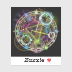 Adesivo Gráfico de Astrologia Zodiac