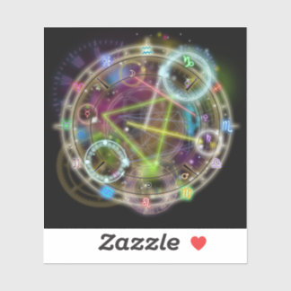 Adesivo Gráfico de Astrologia Zodiac