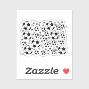 Adesivo Gráfico de Bola de Futebol Clássico Fã de Esportes