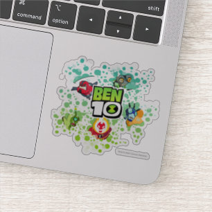 Adesivo Gráfico de bolhas de formulários Ben 10