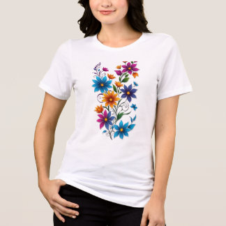 Adesivo Gráfico de Buquê Floral Colorido
