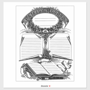 Adesivo Gráfico de Família Aniversário Casamento de Mor