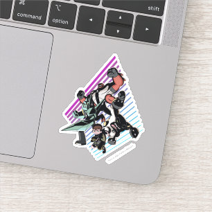 Adesivo Gráfico do Grupo de Alienígenas Retroativo Ben 10