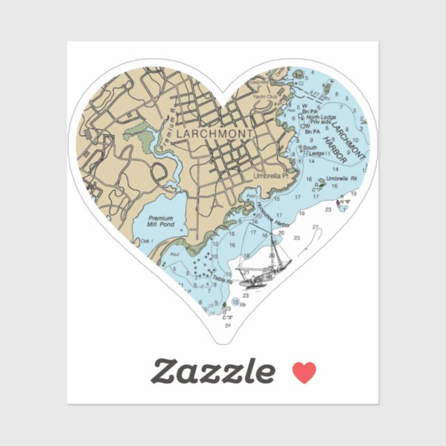 Adesivo Gráfico Larchmont NY (Folha)