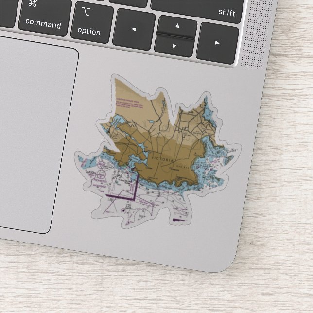 Adesivo Gráfico náutico Victoria BC (Detalhe)