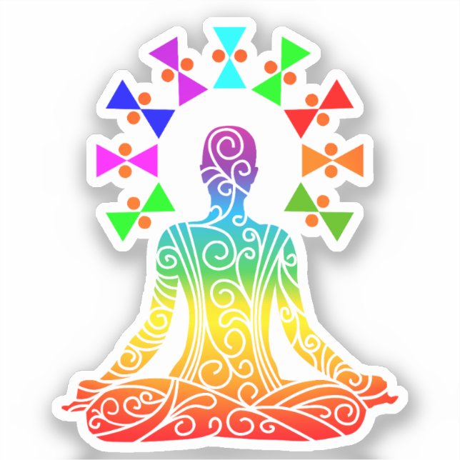 Adesivo Gráficos Yoga Day (Frente)